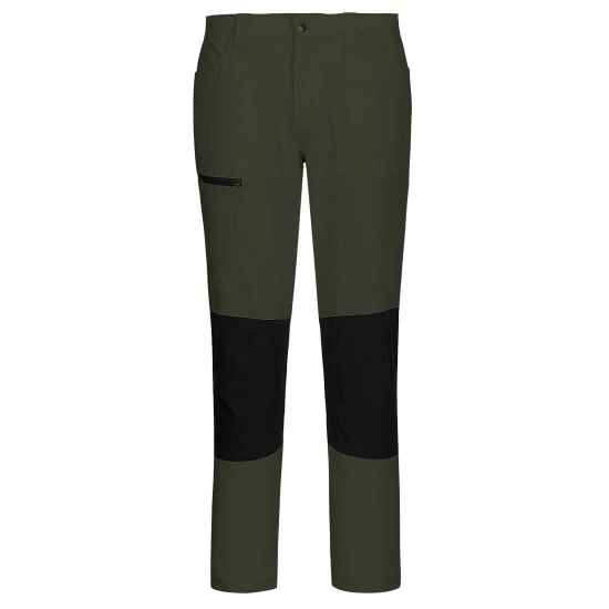 Pantaloni de lucru subtiri elastici WX2 Stretch, 195g/m2, verde Pantaloni de lucru subtiri elastici WX2 Stretch, 195g/m2, verde