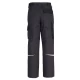 Pantaloni vatuiti tercot Kastor, negru