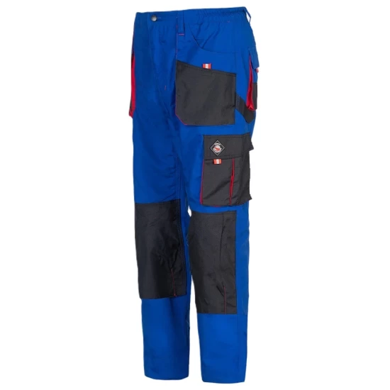 Pantaloni de lucru rezistenti la uzura Kastori, tercot 260g/m2, albastru negru