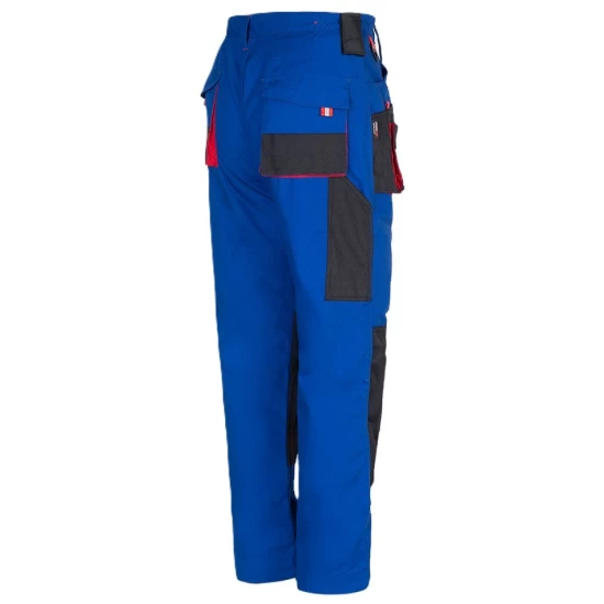  Pantaloni de lucru rezistenti la uzura Kastori, tercot 260g/m2, albastru negru