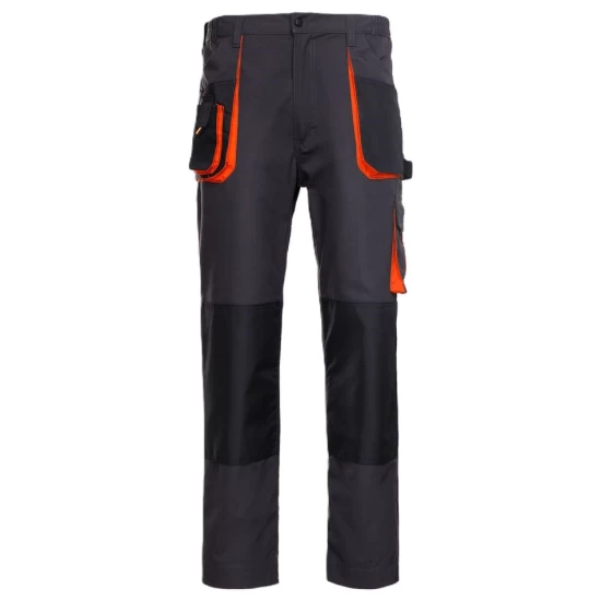 Pantaloni de lucru rezistenti la uzura Kastori, tercot 260g/m2, negru portocaliu Pantaloni de lucru rezistenti la uzura Kastori, tercot 260g/m2, negru portocaliu