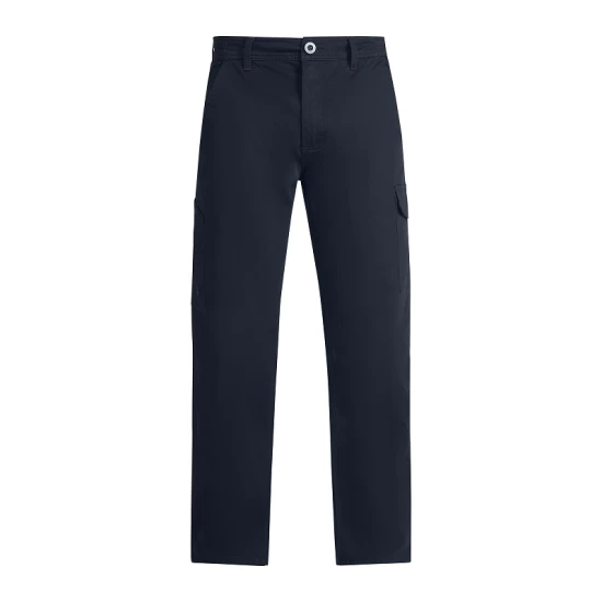 Pantaloni de lucru cu elastan, cusaturi triple, Bleumarin Pantaloni de lucru cu elastan, cusaturi triple, Bleumarin