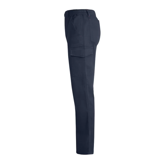 Pantaloni de lucru cu elastan, cusaturi triple, Bleumarin Pantaloni de lucru cu elastan, cusaturi triple, Bleumarin