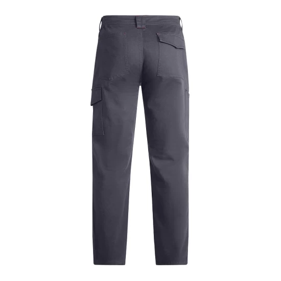 Pantaloni de lucru cu elastan, cusaturi triple, Gri Pantaloni de lucru cu elastan, cusaturi triple, Gri