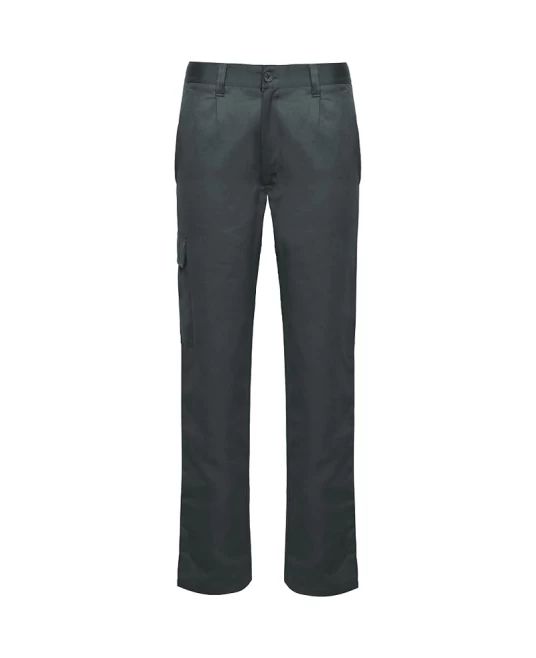 Pantaloni subtiri de lucru, tercot foarte rezistent la rupere, Gri inchis