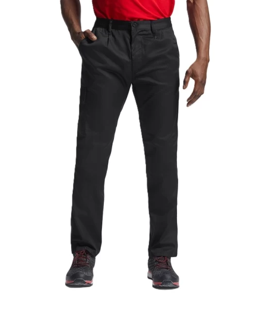 Pantaloni subtiri de lucru, tercot foarte rezistent la rupere, Negru