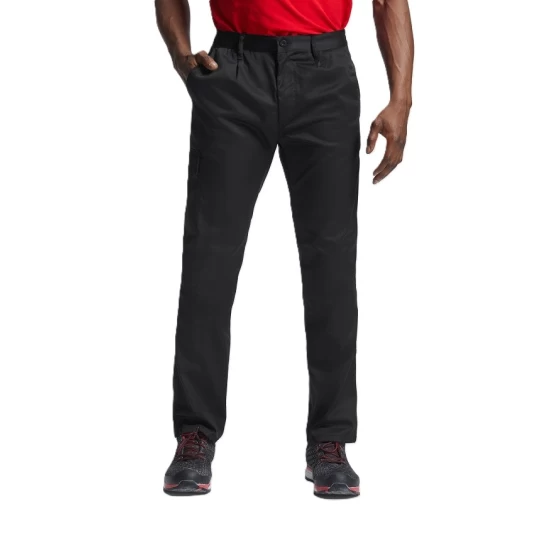 Pantaloni subtiri de lucru, tercot foarte rezistent la rupere, Negru Pantaloni subtiri de lucru, tercot foarte rezistent la rupere, Negru
