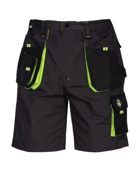 Pantaloni scurti Kastor, negru-verde Pantaloni scurti Kastor, negru-verde