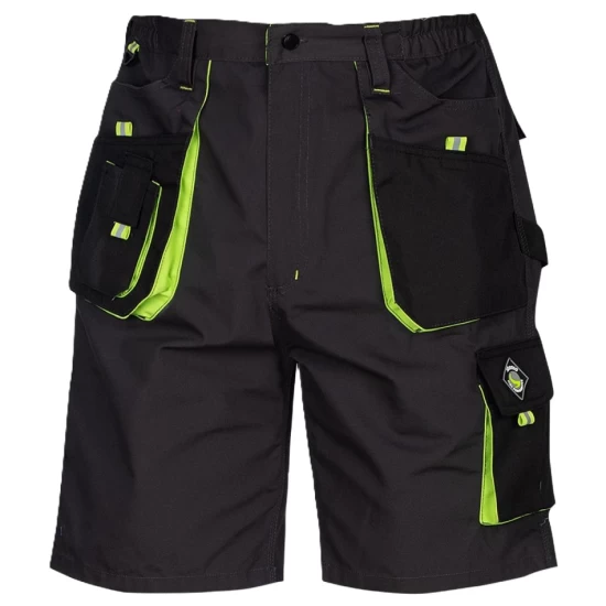 Pantaloni scurti Kastor, negru-verde