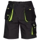 Pantaloni scurti Kastor, negru-verde
