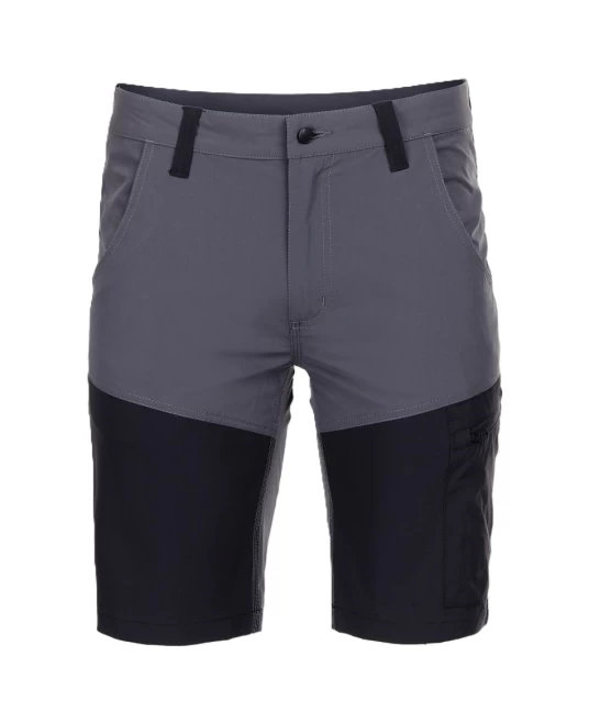 Pantaloni scurti foarte comozi si subtiri, 140g/m2, gri-negru Pantaloni scurti foarte comozi si subtiri, 140g/m2, gri-negru