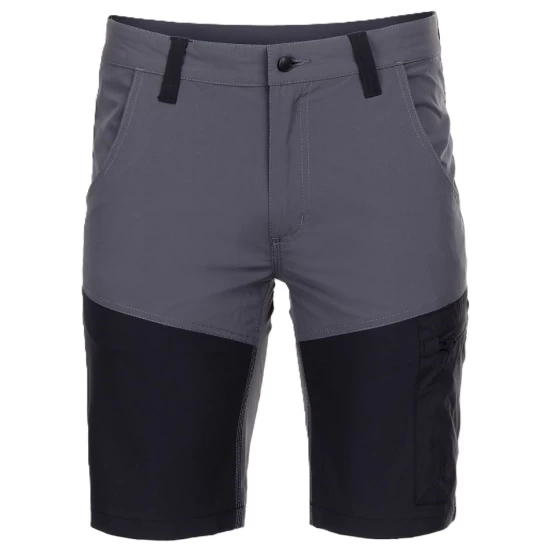 Pantaloni scurti foarte comozi si subtiri, 140g/m2, gri-negru Pantaloni scurti foarte comozi si subtiri, 140g/m2, gri-negru