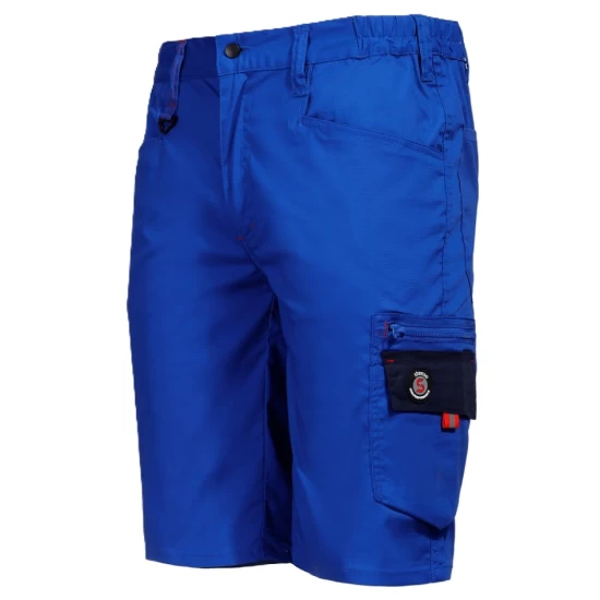 Pantaloni scurti stretch ripstop, Royal albastru-negru Pantaloni scurti stretch ripstop, Royal albastru-negru