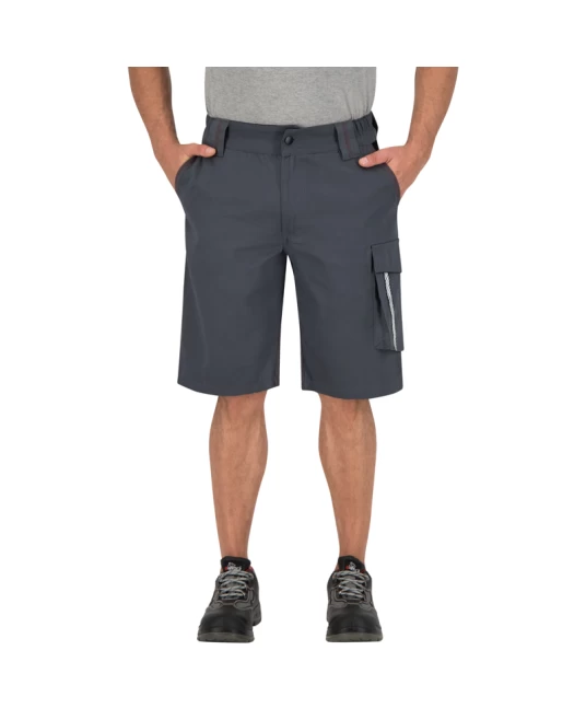Pantaloni scurti de lucru bumbac Raptors, gri rosu  Pantaloni scurti de lucru bumbac Raptors, gri rosu