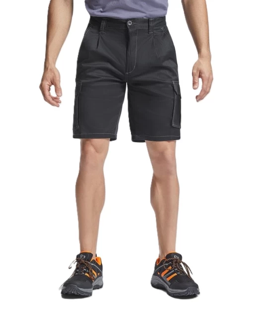 Pantaloni scurti comozi si rezistenti la uzura, elastan, Gri inchis Pantaloni scurti comozi si rezistenti la uzura, elastan, Gri inchis