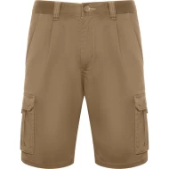 Pantaloni scurti comozi si rezistenti la uzura, elastan, Bej