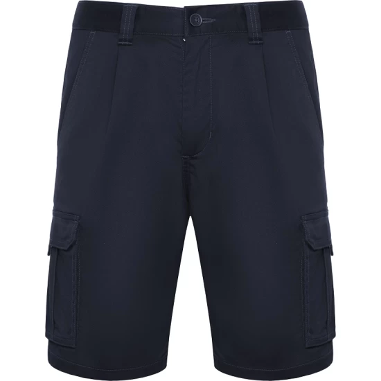 Pantaloni scurti comozi si rezistenti la uzura, elastan, Bleumarin
