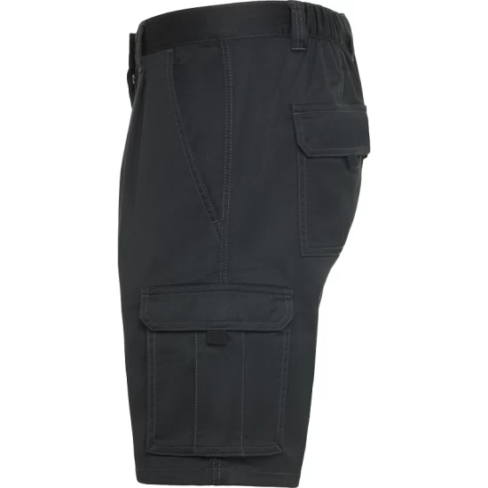 Pantaloni scurti comozi si rezistenti la uzura, elastan, Gri inchis Pantaloni scurti comozi si rezistenti la uzura, elastan, Gri inchis