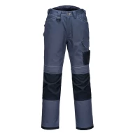 Pantaloni strech subtiri PW3 pentru Tehnic, 190g/m2, Gri/Negru