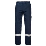 Pantaloni subtiri antistatici si ignifugi cu benzi reflectorizante, bleumarin Pantaloni subtiri antistatici si ignifugi cu benzi reflectorizante, bleumarin