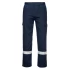 Pantaloni subtiri antistatici si ignifugi cu benzi reflectorizante, bleumarin