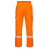 Pantaloni subtiri antistatici si ignifugi cu benzi reflectorizante, Portocaliu