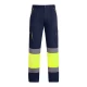 Pantaloni vatuiti HiVis cu dungi reflectorizante, bleumarin-galben Pantaloni vatuiti HiVis cu dungi reflectorizante, bleumarin-galben