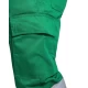 Pantaloni vatuiti HiVis cu dungi reflectorizante, bleumarin-portocaliu Pantaloni vatuiti HiVis cu dungi reflectorizante, bleumarin-portocaliu