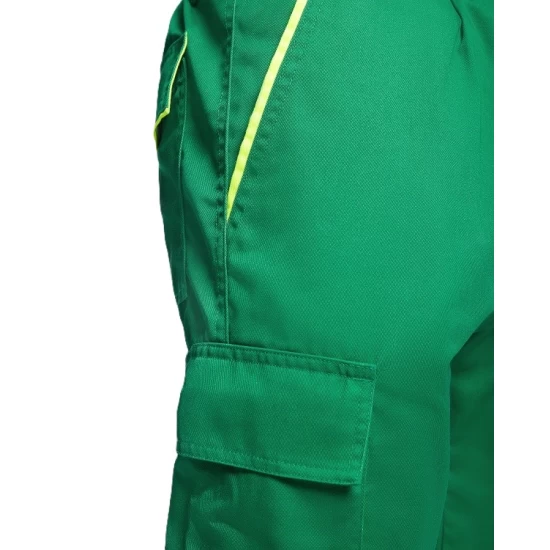 Pantaloni vatuiti HiVis cu dungi reflectorizante, bleumarin-portocaliu Pantaloni vatuiti HiVis cu dungi reflectorizante, bleumarin-portocaliu