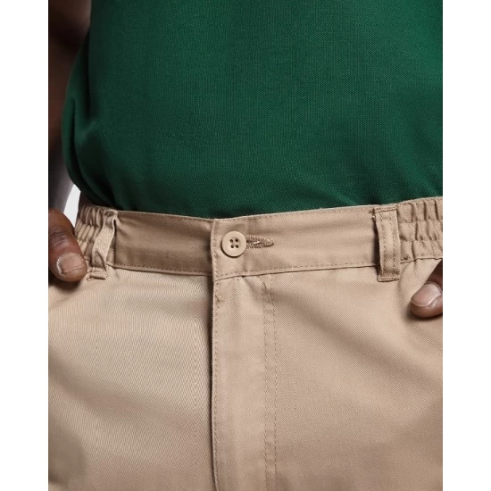 Pantaloni scurti de lucru, tercot, 200g/mp, Bej