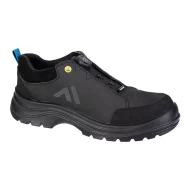 Pantofi de protectie S3S ESD SR FO, inchidere cu rozeta, culoare Negru/Albastru