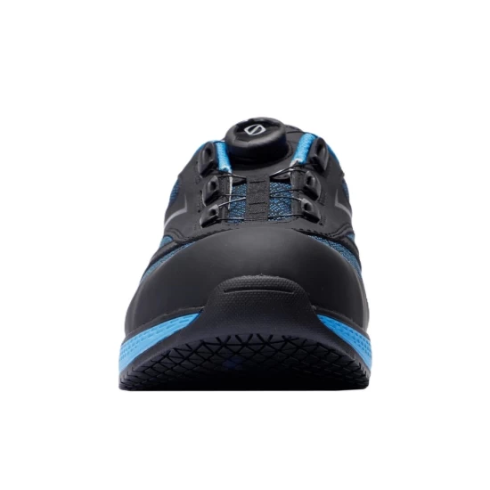 Pantofi de protectie S1PS ESD cu sistem de inchidere boa, Negru-albastru Pantofi de protectie S1PS ESD cu sistem de inchidere boa, Negru-albastru