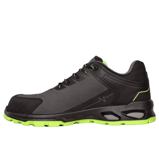 Pantofi de protectie S3S SR, bombeu fibre de sticla, lamela antiperforatie, verde-negru
