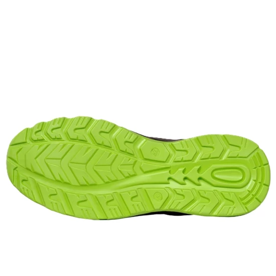 Pantofi de protectie S3S SR, bombeu fibre de sticla, lamela antiperforatie, verde-negru