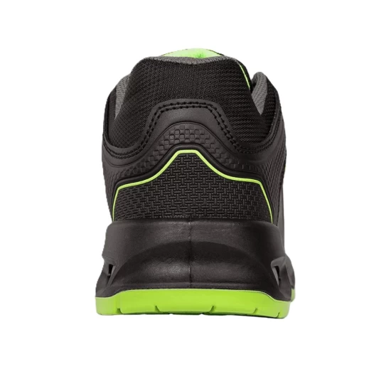 Pantofi de protectie S3S SR, bombeu fibre de sticla, lamela antiperforatie, verde-negru