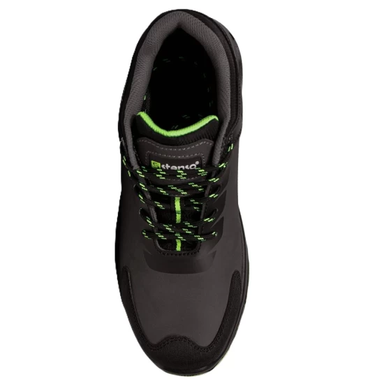 Pantofi de protectie S3S SR, bombeu fibre de sticla, lamela antiperforatie, verde-negru