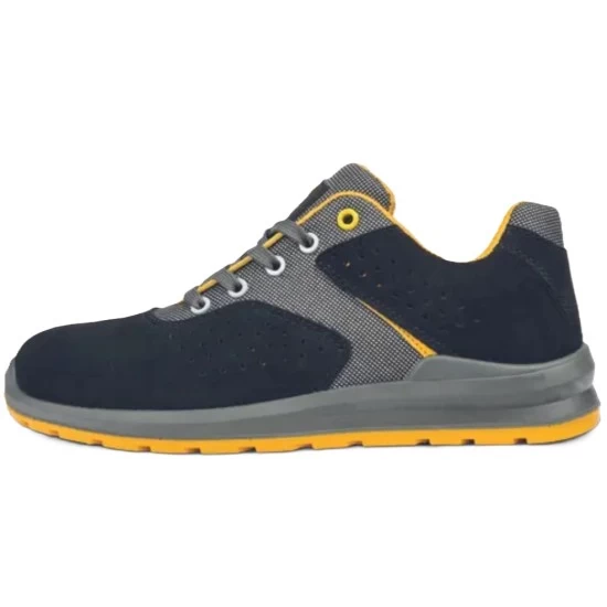 Pantofi de protectie S1PS usori si comozi, bombeu compozit, lamela antiperforare, negru-galben Pantofi de protectie S1PS usori si comozi, bombeu compozit, lamela antiperforare, negru-galben