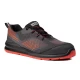 Pantofi de protectie S1P SR FO, bombeu metalic, lamela antiperforare, rosu-gri