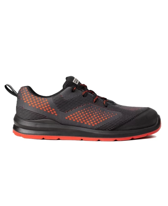 Pantofi de protectie S1P SR FO, bombeu metalic, lamela antiperforare, rosu-gri Pantofi de protectie S1P SR FO, bombeu metalic, lamela antiperforare, rosu-gri