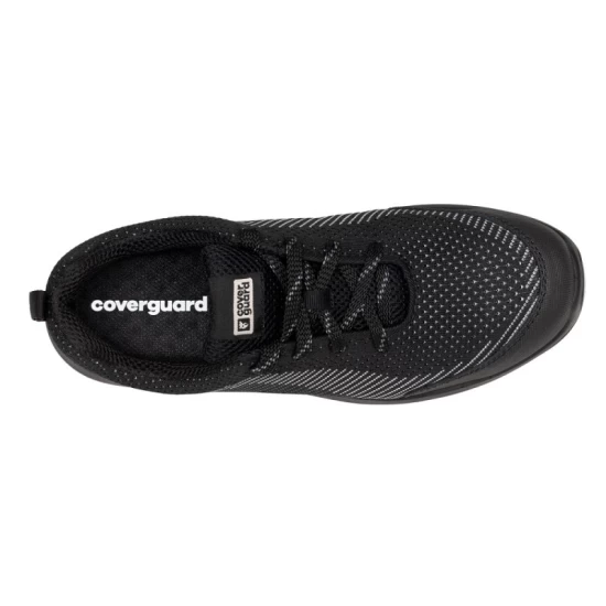 Pantofi de protectie S1P SR FO, bombeu metalic, lamela antiperforare, negru-gri