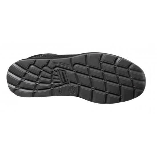 Pantofi de protectie S1P SR FO, bombeu metalic, lamela antiperforare, negru-gri