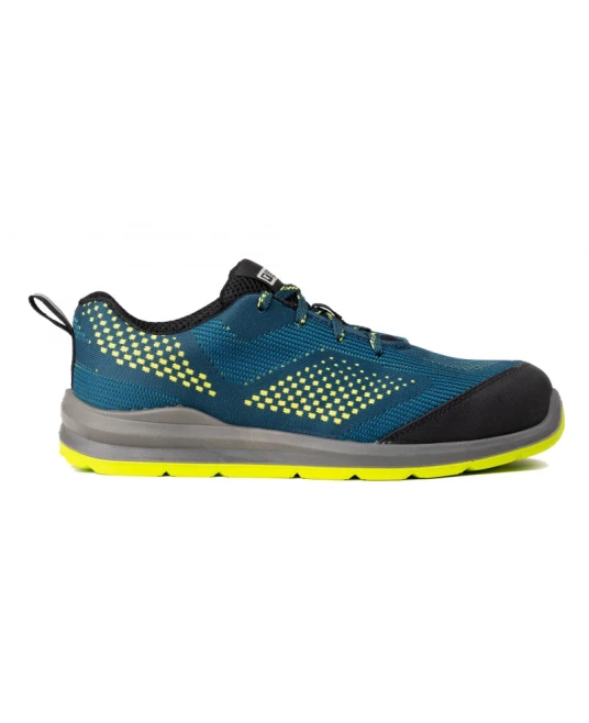 Pantofi de protectie S1P SR FO, model sport verde-galben Pantofi de protectie S1P SR FO, model sport verde-galben