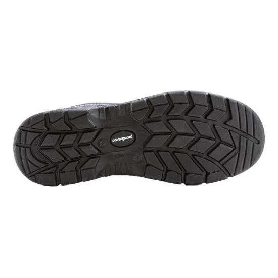 Pantofi de protectie S1P, bombeu metalic, negru