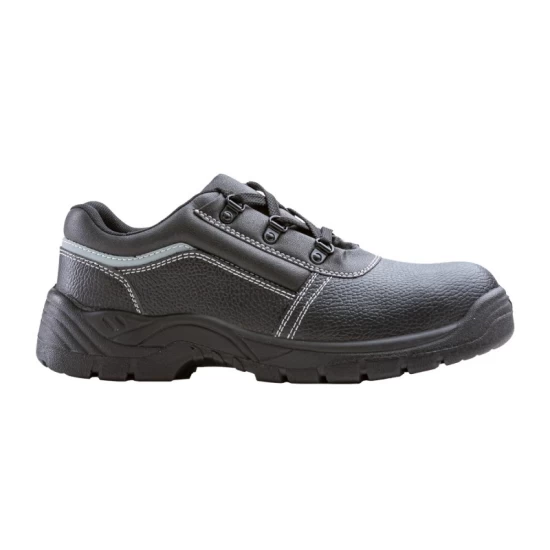 Pantofi de protectie S1P, bombeu metalic, negru