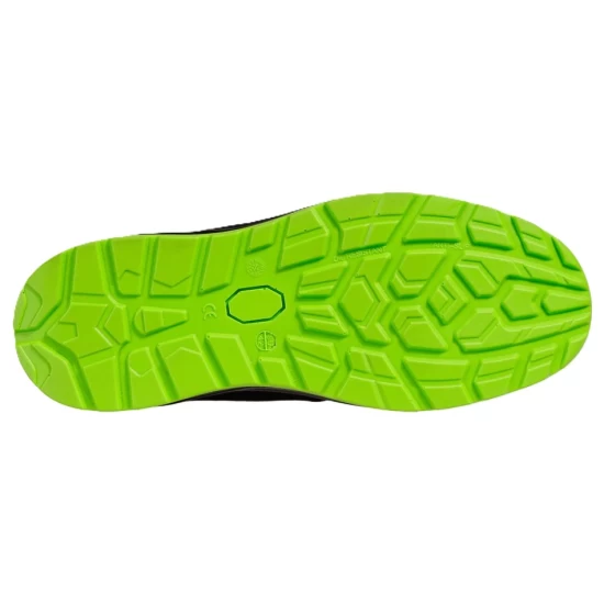 Pantofi de protectie sport S1PS ESD, sistem inchidere BOA, negru-verde Pantofi de protectie sport S1PS ESD, sistem inchidere BOA, negru-verde