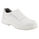 Pantofi de protectie albi S2, bombeu metalic, industria alimentara sau farmaceutica Pantofi de protectie albi S2, bombeu metalic, industria alimentara sau farmaceutica
