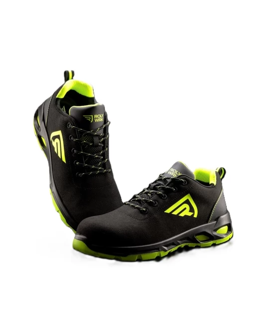 Pantofi de protectie S3S FO, bombeu fibra de sticla, negru-galben Pantofi de protectie S3S FO, bombeu fibra de sticla, negru-galben