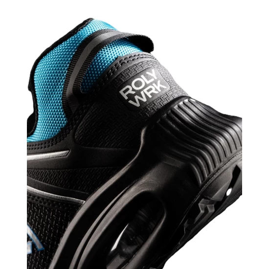 Pantofi de protectie S3, amortizare performanta, negru-albastru Pantofi de protectie S3, amortizare performanta, negru-albastru