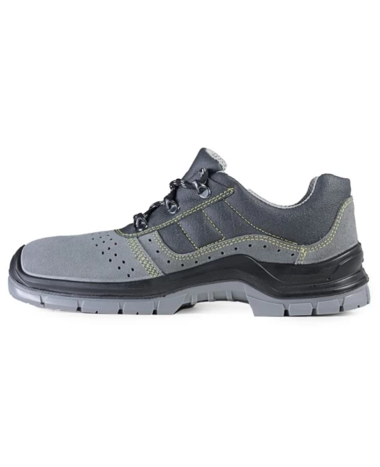 Pantofi de protectie S1P foarte respirabili, bombeu metalic, lamela antiperforare, gri Pantofi de protectie S1P foarte respirabili, bombeu metalic, lamela antiperforare, gri