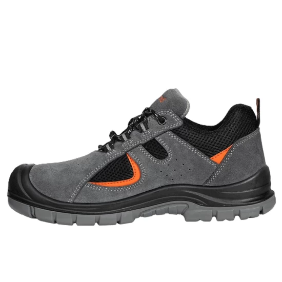 Pantofi de protectie S1, perforatii aerisire, gri-portocaliu Pantofi de protectie S1, perforatii aerisire, gri-portocaliu